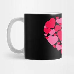 Hearts Pattern Valentines Day Cute Love V-Day Pajama Mug